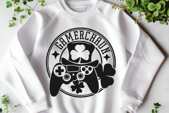 Bringing Gamepad Glory to St. Patrick's Day with the Leprechaun Gamer SVG