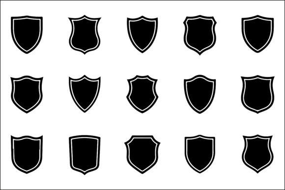 Decorative Shield Logo Graphics Stock: Evaluating Design Assets for Modern Branding