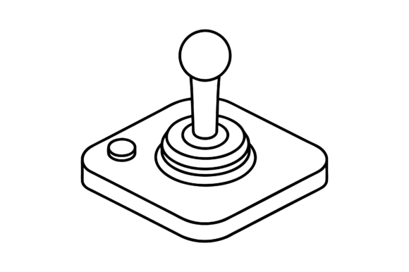 Joystick Icon Vector Art: A Modern Asset for Gaming, Interfaces, and Creative Expression