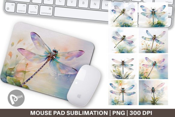 Transform Your Workspace with Sublimation Mouse Pads: The Dragonfly Summer Edition