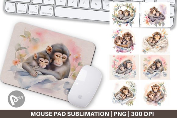 When a Mouse Pad Mothers Day Monkey Design Brings Joy and Function to Your Desk